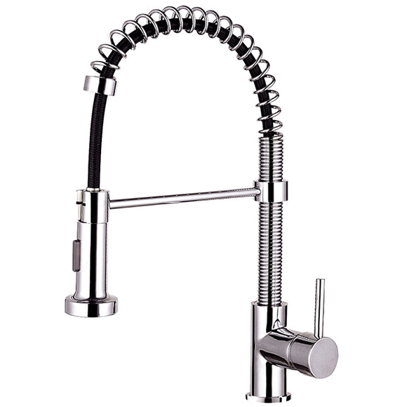 Kitchen Faucet Stainless Steel Brushed Nickel with single lever pullout #N88502-BN