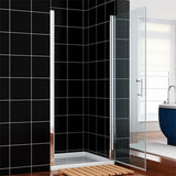 ONE PANEL PIVOT SHOWER DOOR 28IN WIDE - CHROME - A0703P-FP28