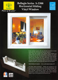 Bellagio Series S-3300 Horizontal Sliding Vinyl Window