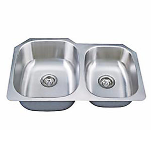 Double Bowl 60/40 Stainless Steel 18G Undermount Kitchen Sink
